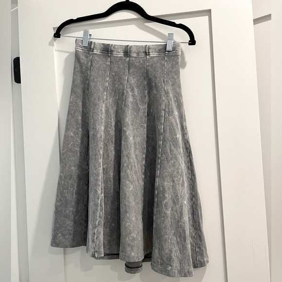 Hard Tail Skirts Womens Hardtail Light Gray Washed Out Fit N Flair